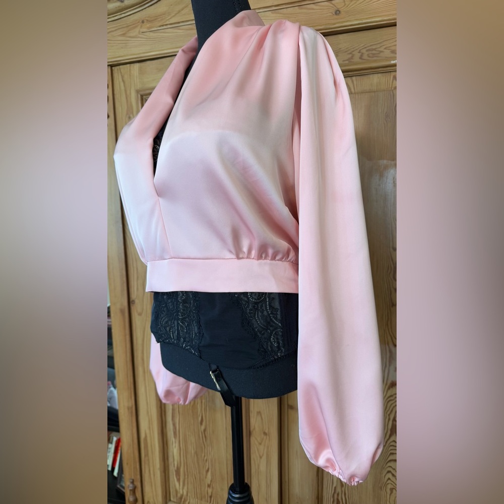 Eloquii Satin Crop Top Size 20 - Picture 9 of 11